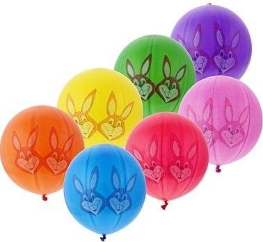 BALLONKUGEL MIT AUFDRUCK GO MIX FOL PACK50 STÜCK GODAN